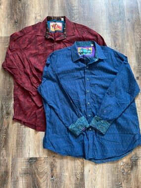 Robert Graham Button Down Set Bundle of 2 size 2X